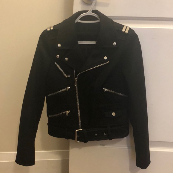 The Kooples wool biker jacket - Picture 3 of 4